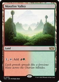 Mossfire Valley - Commander: Tarkir: Dragonstorm - Magic: The Gathering card