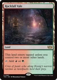 Rockfall Vale - Commander: Tarkir: Dragonstorm - Magic: The Gathering card