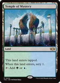 Temple of Mystery - Commander: Tarkir: Dragonstorm - Magic: The Gathering card