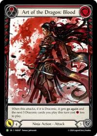 Art of the Dragon: Blood - FAB307 - Flesh and Blood: Promo Cards - Flesh and Blood TCG card