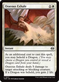 Osseous Exhale - Tarkir: Dragonstorm - Magic: The Gathering card