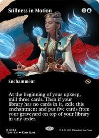 Stillness in Motion (Borderless) - Tarkir: Dragonstorm - Magic: The Gathering card