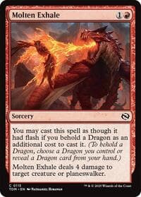 Molten Exhale - Tarkir: Dragonstorm - Magic: The Gathering card