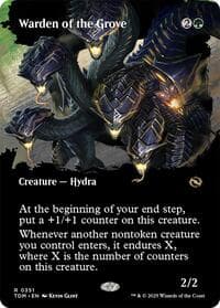 Warden of the Grove (Borderless) - Tarkir: Dragonstorm - Magic: The Gathering card