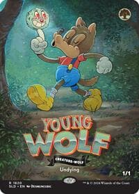 Young Wolf - Secret Lair Drop Series - Magic: The Gathering card