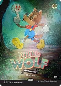 Young Wolf (Rainbow Foil) - Secret Lair Drop Series - Magic: The Gathering card