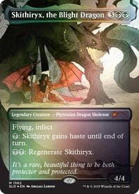 Skithiryx, the Blight Dragon (Rainbow Foil) - Secret Lair Drop Series - Magic: The Gathering card