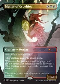 Master of Cruelties (Rainbow Foil) - Secret Lair Drop Series - Magic: The Gathering card