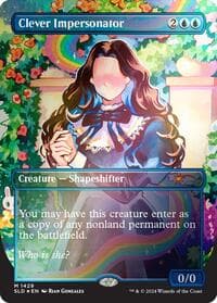Clever Impersonator (Rainbow Foil) - Secret Lair Drop Series - Magic: The Gathering card