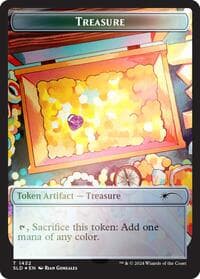 Treasure Token (1432) (Rainbow Foil) - Secret Lair Drop Series - Magic: The Gathering card