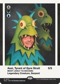 Aesi, Tyrant of Gyre Strait - Secret Lair Drop Series - Magic: The Gathering card
