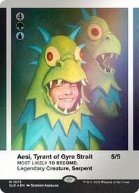Aesi, Tyrant of Gyre Strait (Rainbow Foil) - Secret Lair Drop Series - Magic: The Gathering card