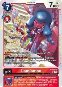 Lamiamon - World Convergence - Digimon Card Game card