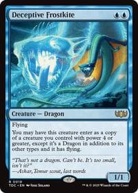 Deceptive Frostkite - Commander: Tarkir: Dragonstorm - Magic: The Gathering card