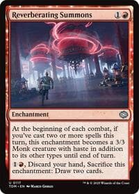 Reverberating Summons - Tarkir: Dragonstorm - Magic: The Gathering card