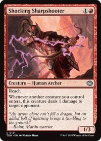 Shocking Sharpshooter - Tarkir: Dragonstorm - Magic: The Gathering card