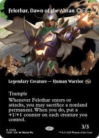 Felothar, Dawn of the Abzan (Borderless) - Tarkir: Dragonstorm - Magic: The Gathering card