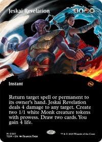 Jeskai Revelation (Borderless) - Tarkir: Dragonstorm - Magic: The Gathering card
