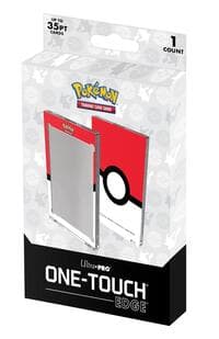 Single 35pt ONE-TOUCH Edge - Poké Ball Printed Magnetic Card Holder for Pokémon - Ultra Pro Toploaders - Collectible Storage card