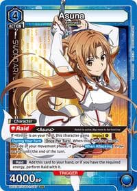 Asuna (037) - UE07BT: Sword Art Online - Union Arena card