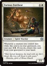 Furious Forebear - Tarkir: Dragonstorm - Magic: The Gathering card