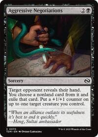 Aggressive Negotiations - Tarkir: Dragonstorm - Magic: The Gathering card