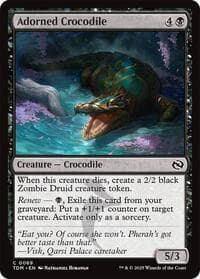 Adorned Crocodile - Tarkir: Dragonstorm - Magic: The Gathering card
