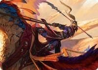 Dragonback Lancer Art Card (3/54) - Art Series: Tarkir: Dragonstorm - Magic: The Gathering card
