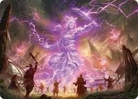 Smile at Death Art Card (4/54) - Art Series: Tarkir: Dragonstorm - Magic: The Gathering card
