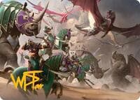 United Battlefront Art Card (5/54) (Gold-Stamped Signature) - Art Series: Tarkir: Dragonstorm - Magic: The Gathering card