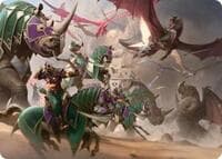 United Battlefront Art Card (5/54) - Art Series: Tarkir: Dragonstorm - Magic: The Gathering card