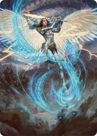 Elspeth, Storm Slayer Art Card (49/54) - Art Series: Tarkir: Dragonstorm - Magic: The Gathering card