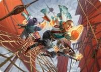 Aligned Heart Art Card (52/54) - Art Series: Tarkir: Dragonstorm - Magic: The Gathering card