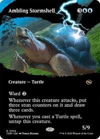 Ambling Stormshell (Borderless) - Tarkir: Dragonstorm - Magic: The Gathering card