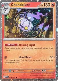 Chandelure - 38/167 (Cosmos Holo) - Miscellaneous Cards & Products - Pokemon card