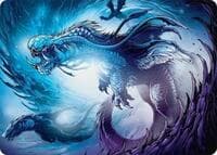 Roiling Dragonstorm Art Card (33/54) - Art Series: Tarkir: Dragonstorm - Magic: The Gathering card