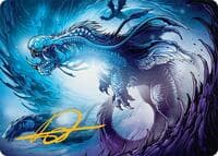 Roiling Dragonstorm Art Card (33/54) (Gold-Stamped Signature) - Art Series: Tarkir: Dragonstorm - Magic: The Gathering card