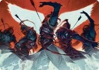 Desperate Measures Art Card (11/54) - Art Series: Tarkir: Dragonstorm - Magic: The Gathering card