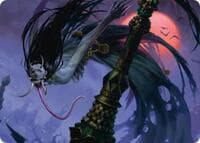 Qarsi Revenant Art Card (12/54) - Art Series: Tarkir: Dragonstorm - Magic: The Gathering card