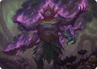 Rot-Curse Rakshasa Art Card (13/54) - Art Series: Tarkir: Dragonstorm - Magic: The Gathering card