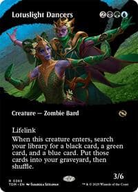 Lotuslight Dancers (Borderless) - Tarkir: Dragonstorm - Magic: The Gathering card