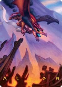 Scavenger Regent Art Card (45/54) (Gold-Stamped Signature) - Art Series: Tarkir: Dragonstorm - Magic: The Gathering card
