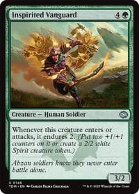 Inspirited Vanguard - Tarkir: Dragonstorm - Magic: The Gathering card