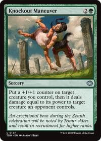 Knockout Maneuver - Tarkir: Dragonstorm - Magic: The Gathering card