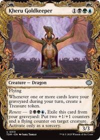 Kheru Goldkeeper (Showcase) - Tarkir: Dragonstorm - Magic: The Gathering card