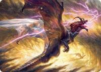 Stormscale Scion Art Card (17/54) - Art Series: Tarkir: Dragonstorm - Magic: The Gathering card