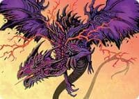 Stormshriek Feral Art Card (35/54) - Art Series: Tarkir: Dragonstorm - Magic: The Gathering card