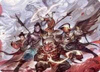 Will of the Jeskai Art Card (54/54) - Art Series: Tarkir: Dragonstorm - Magic: The Gathering card