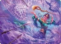 Snakeskin Veil Art Card (19/54) - Art Series: Tarkir: Dragonstorm - Magic: The Gathering card
