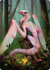 Bloomvine Regent Art Card (46/54) (Gold-Stamped Planeswalker Symbol) - Art Series: Tarkir: Dragonstorm - Magic: The Gathering card